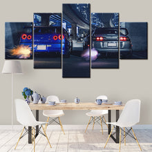 Load image into Gallery viewer, GT-R R34 & Supra Canvas 5pcs