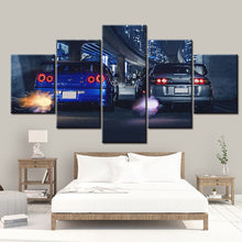 Load image into Gallery viewer, GT-R R34 & Supra Canvas 5pcs
